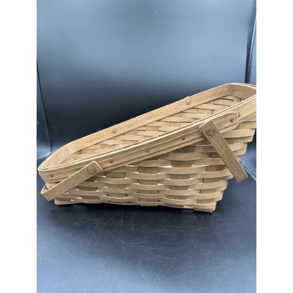 Longaberger 1983 Large Vegetable Basket 🧺🥕 w/ NIP Liner • Early Collectible